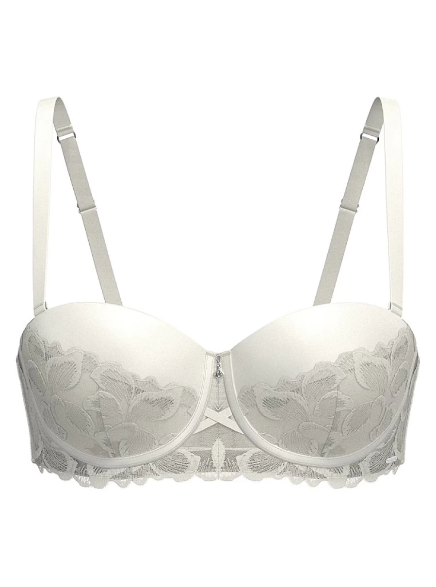 "George at Asda Women's Entice White Embroidered Multiway Bridal Bra | Lingerie Reviews"