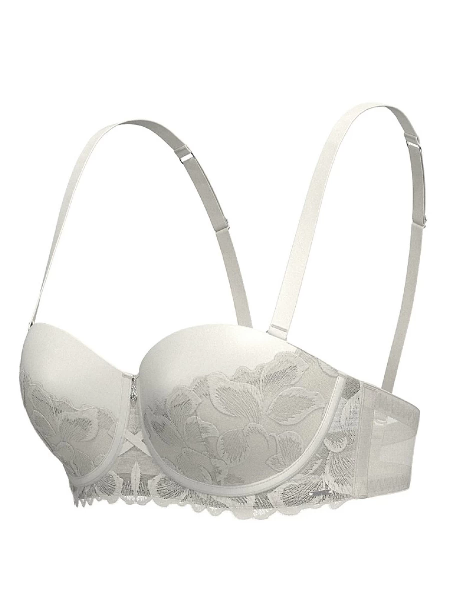 "George at Asda Women's Entice White Embroidered Multiway Bridal Bra | Lingerie Reviews"