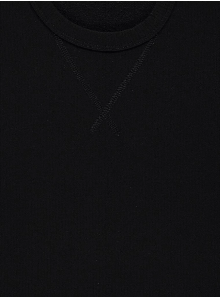 "George at Asda Men's Black Ribbed Thermal T-Shirt – Warm & Stylish Winter Top"