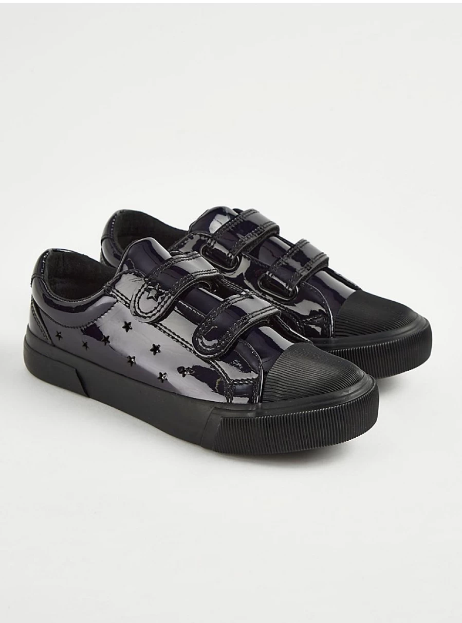 "George at Asda Patent Star Cut-Out Twin Strap Pumps - Stylish School Shoes Review"