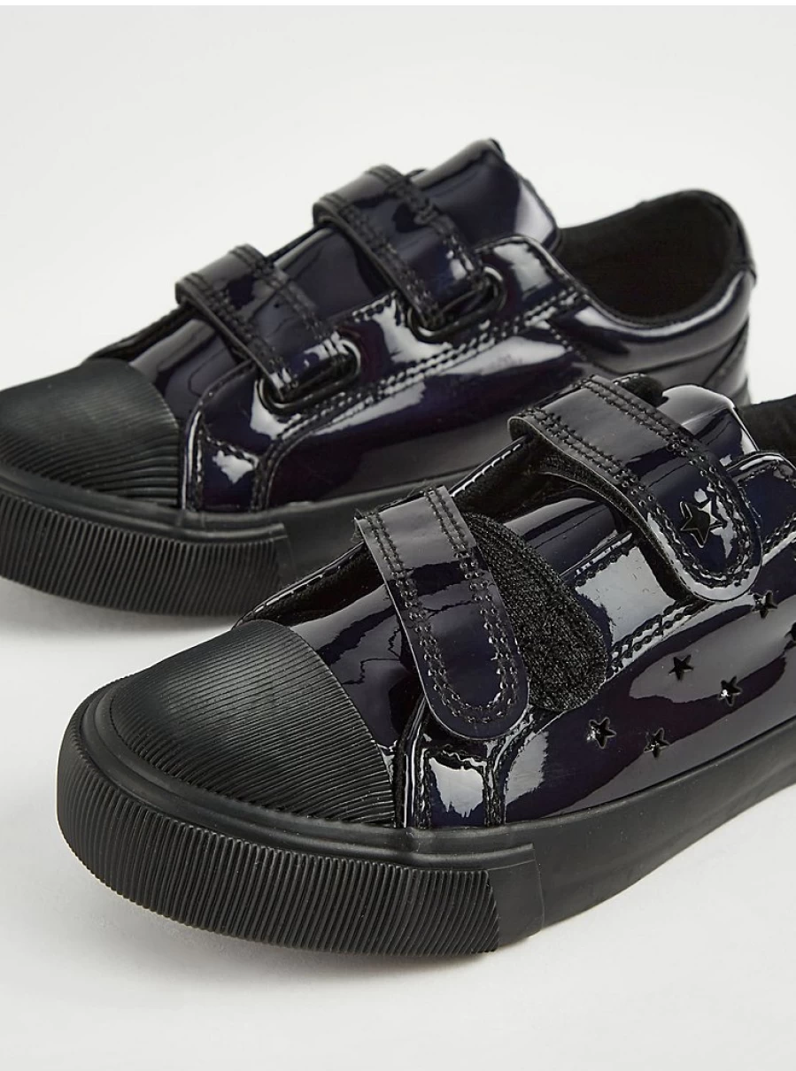 "George at Asda Patent Star Cut-Out Twin Strap Pumps - Stylish School Shoes Review"
