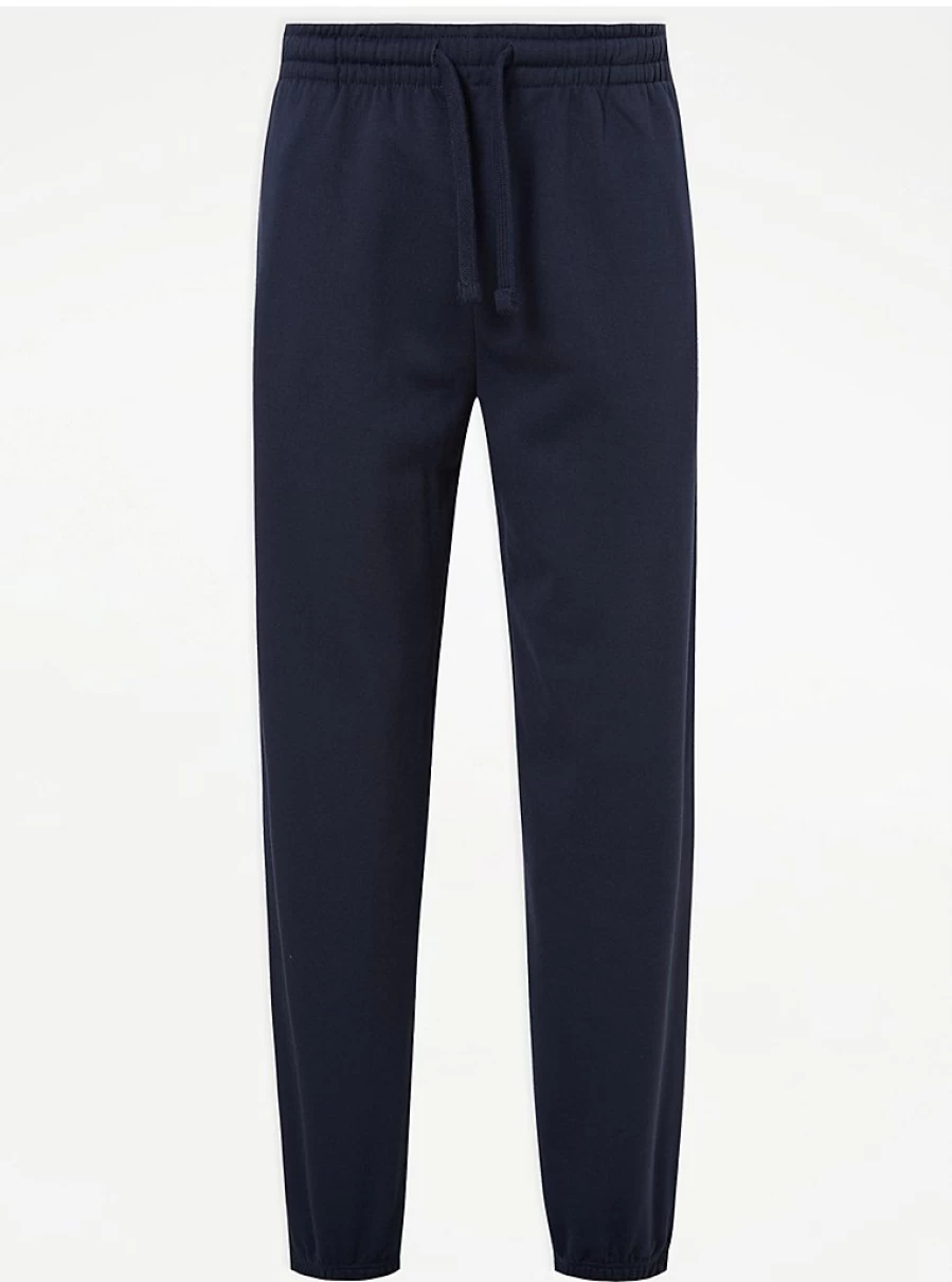 Boys Navy Plain Joggers | George at Asda | Comfortable Casual Trousers