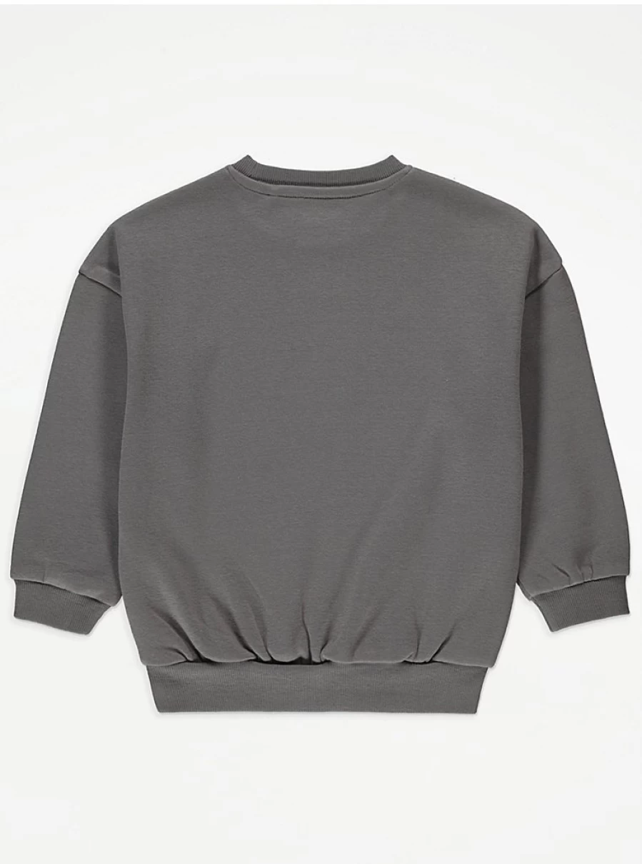 "George at Asda Kids Grey Big Sis Slogan Sweatshirt Review | Comfortable & Stylish"