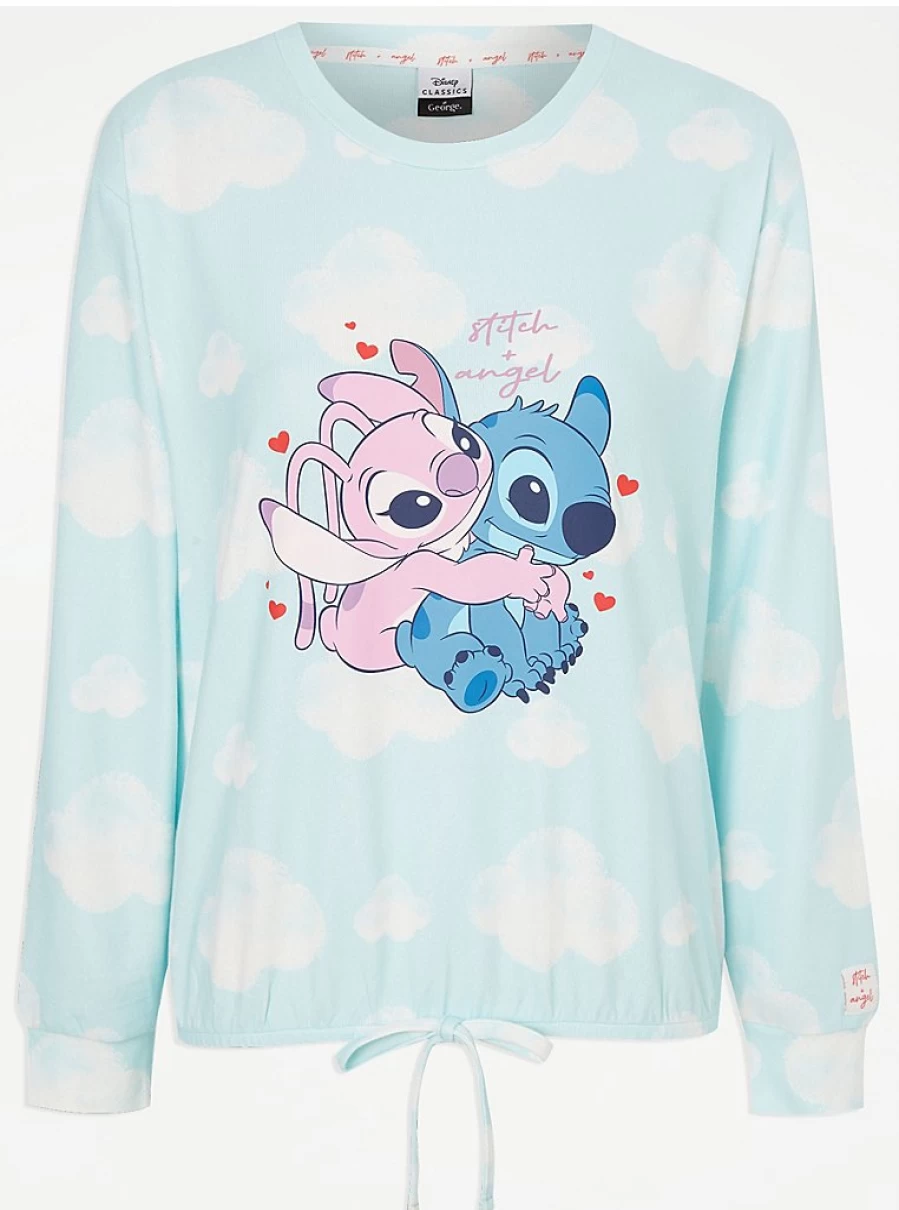 Disney Lilo & Stitch Soft Touch Pyjamas | Cloud Comfort Sleepwear | George at Asda