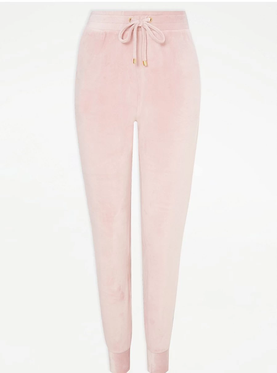 "George at Asda Pink Velour Pyjama Bottoms for Women - Soft Lounge Pants Review"