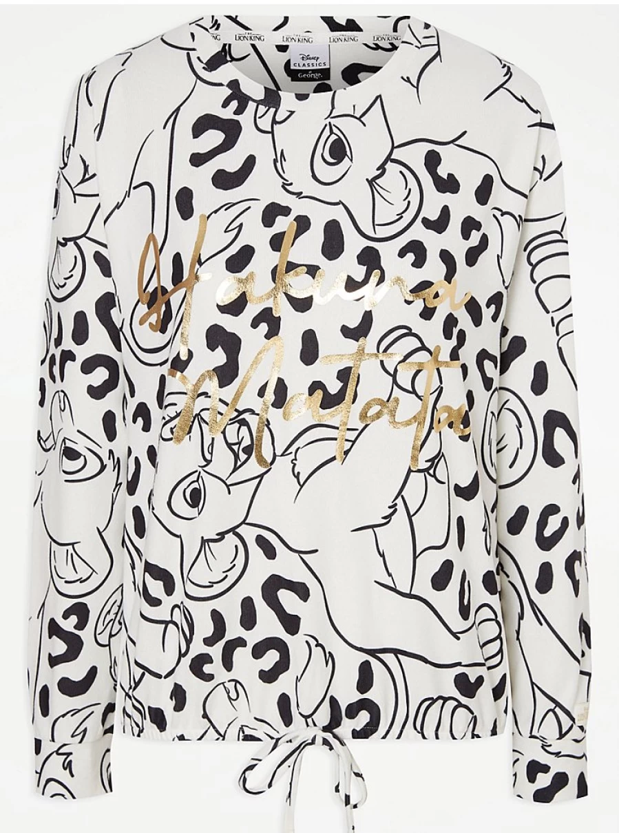 Disney Lion King Hakuna Matata Soft Touch Pajamas - George at Asda Comfort Sleepwear