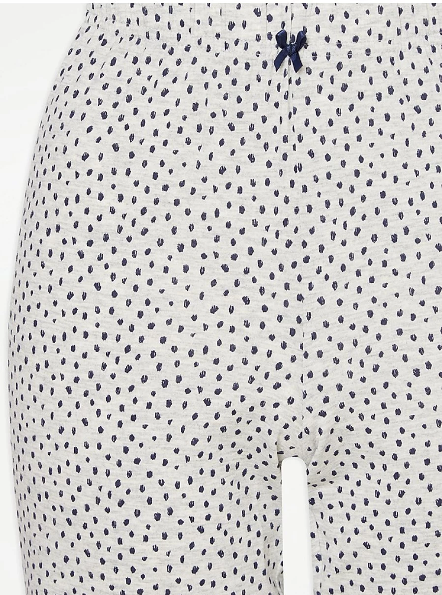 "George at Asda Grey Spot Cropped Pajama Pants Review | Women's Sleepwear"