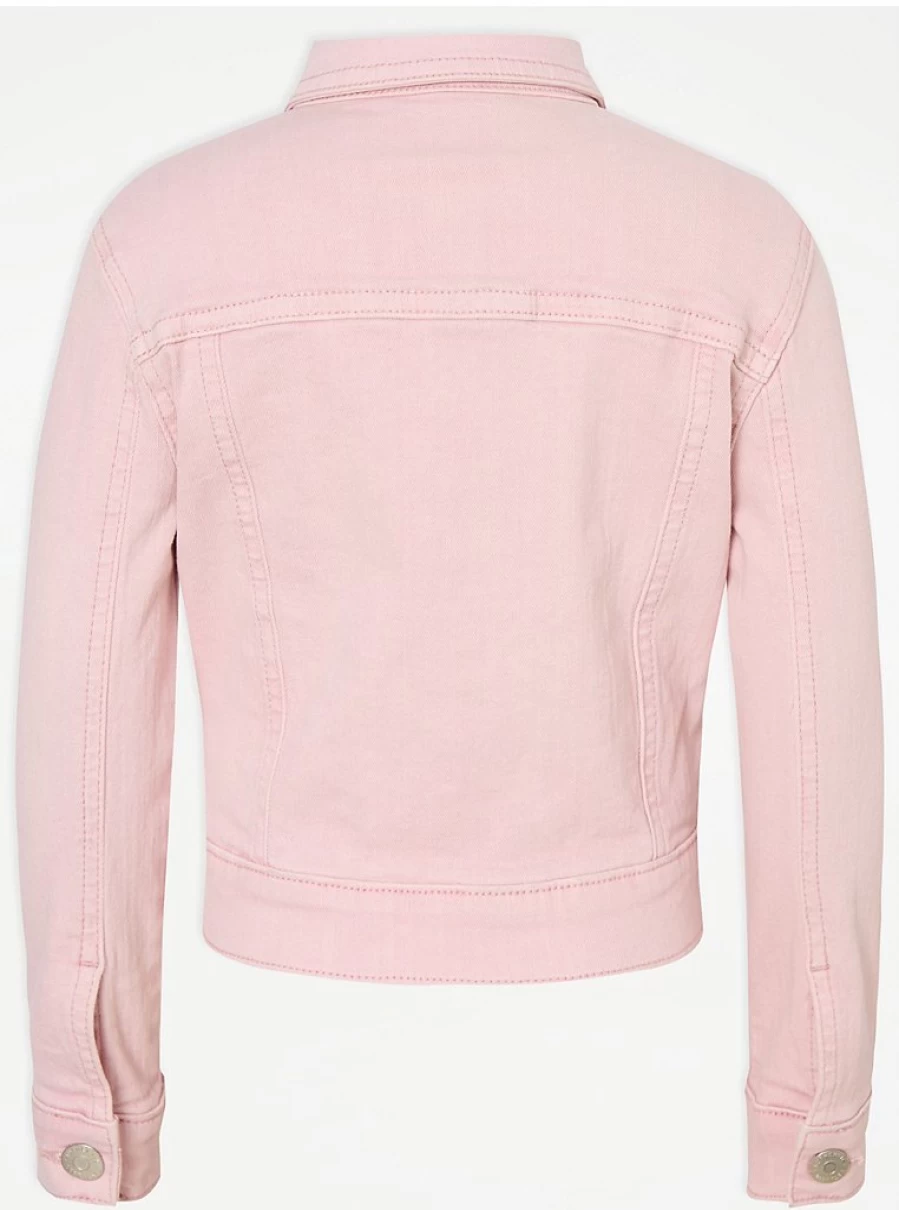 "George at Asda Kids' Pink Stretch Denim Jacket | Comfortable & Stylish Review"