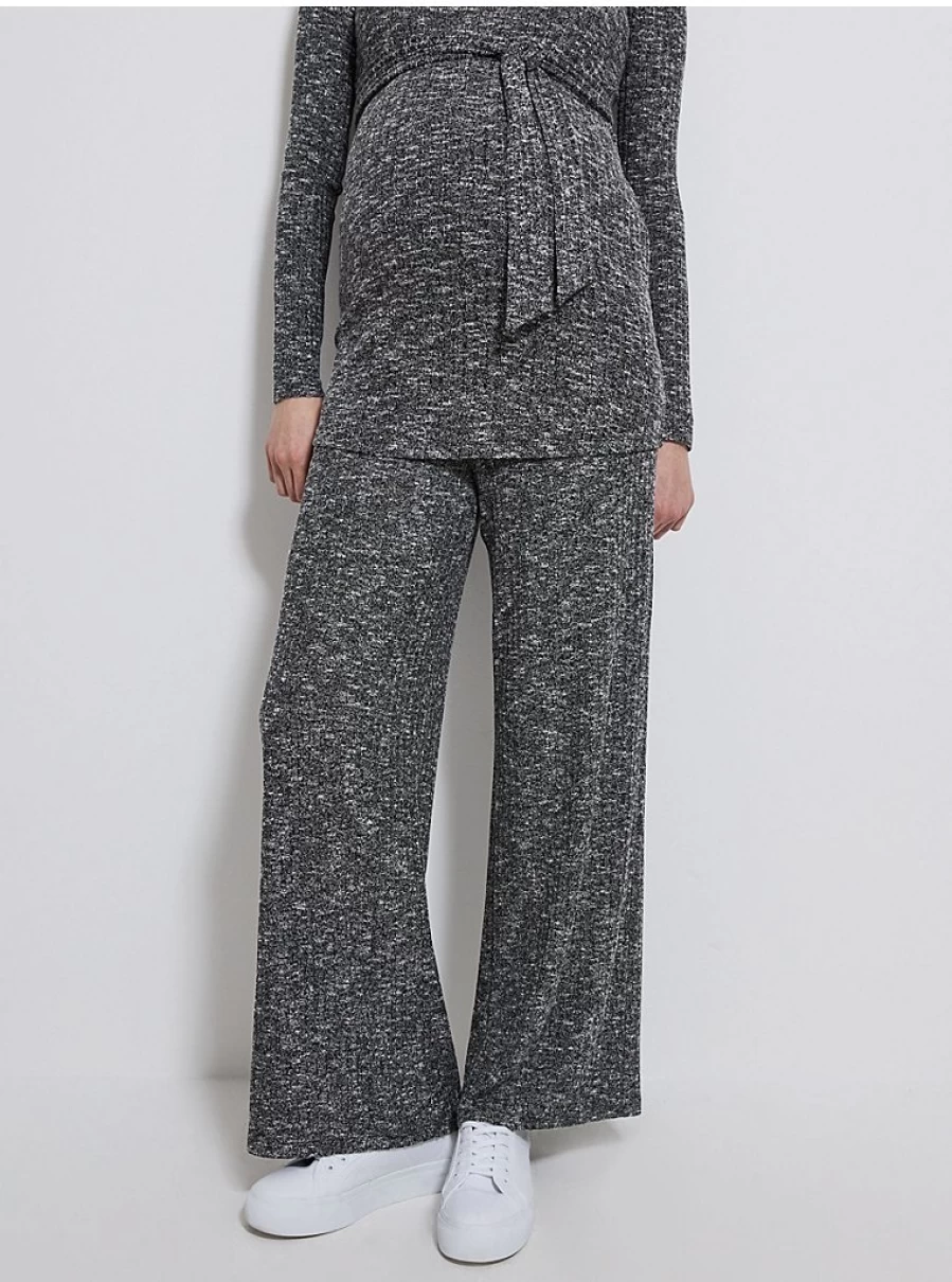 Baby Grey Ribbed Wide Leg Joggers | George at Asda | Soft Comfortable Pants for Infants