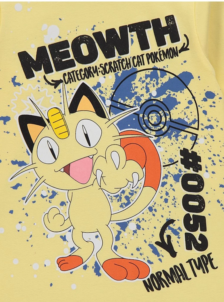 Boys' Pokemon Meowth Long Sleeve Pyjamas | George at Asda | Kids' Pajamas Review