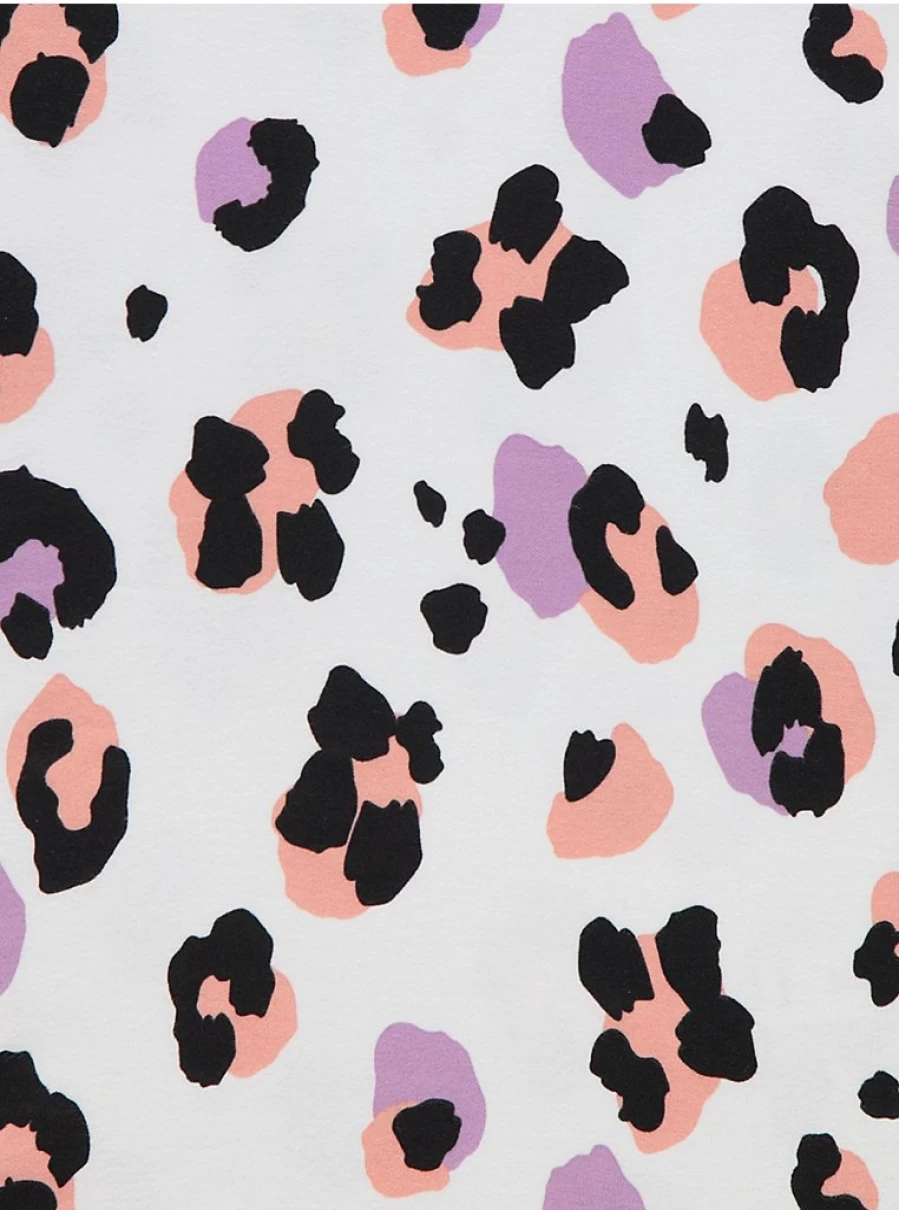 "George at Asda Kids' White Leopard Print Short Pyjamas – Comfortable & Stylish Sleepwear"