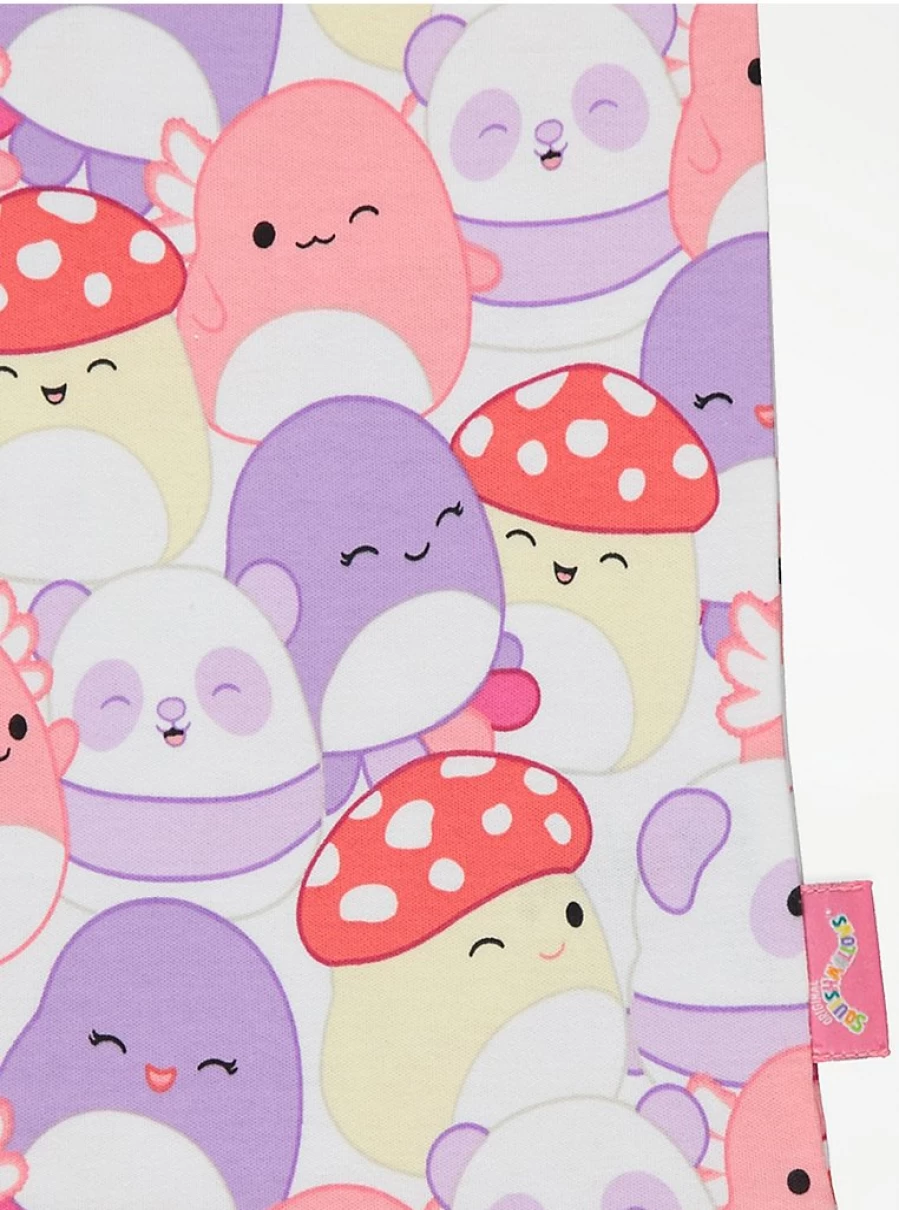 George at Asda Kids' Squishmallows Toadstool Short Pyjamas | Soft & Comfortable Nightwear