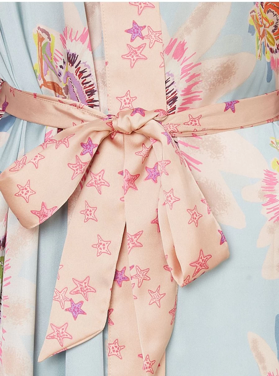 "George at Asda Women's Floral Satin Dressing Gown - Luxurious Lingerie Robe Review"