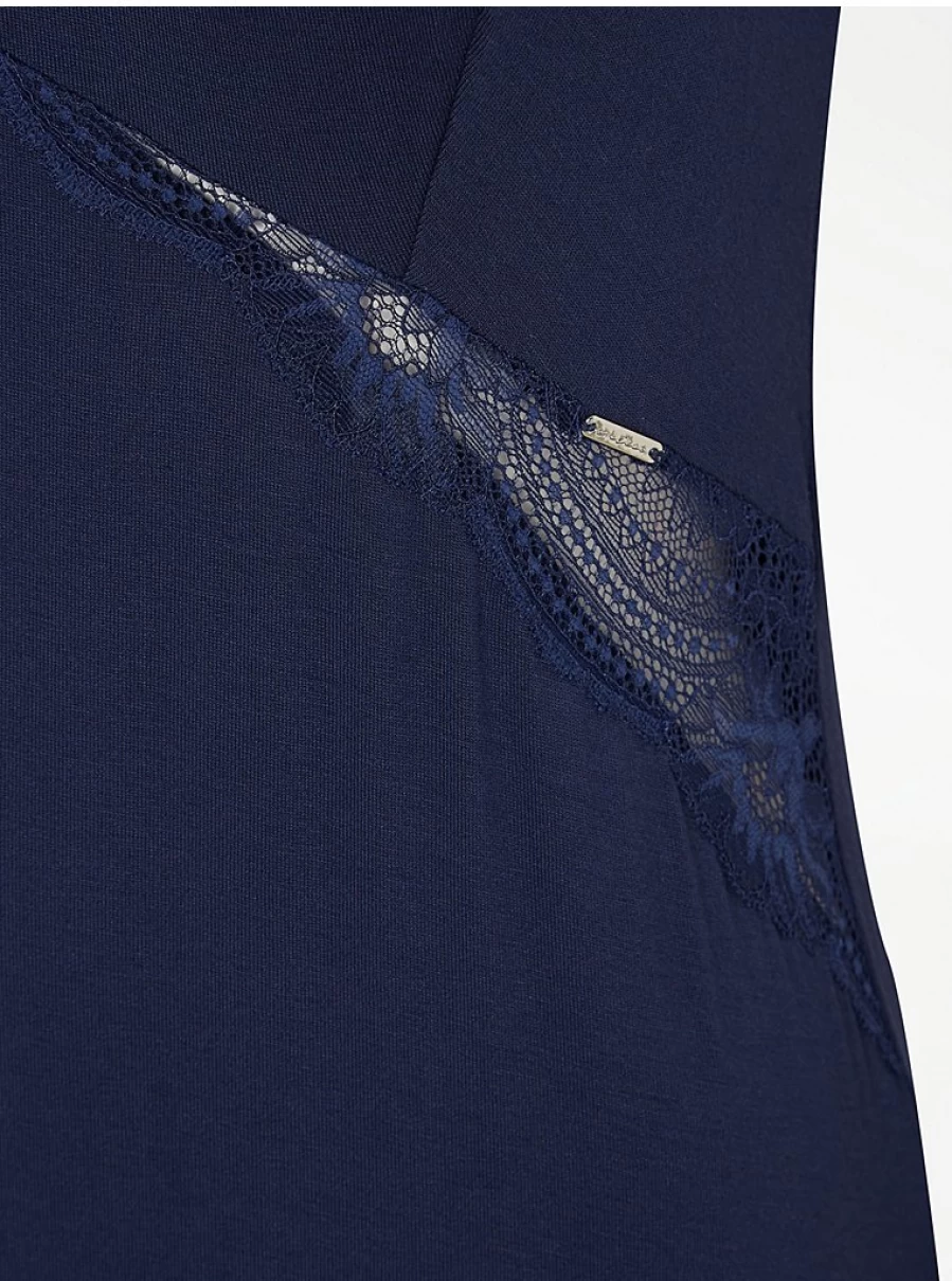 "George at Asda Entice Navy Lace Trim Chemise Nightdress - Women's Lingerie Review"