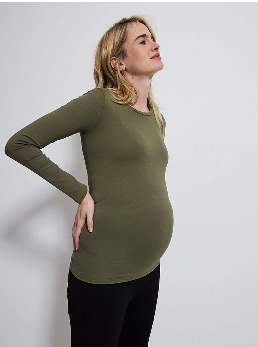 Baby Khaki Long Sleeve Top | George at Asda | Maternity & Newborn Comfort Wear