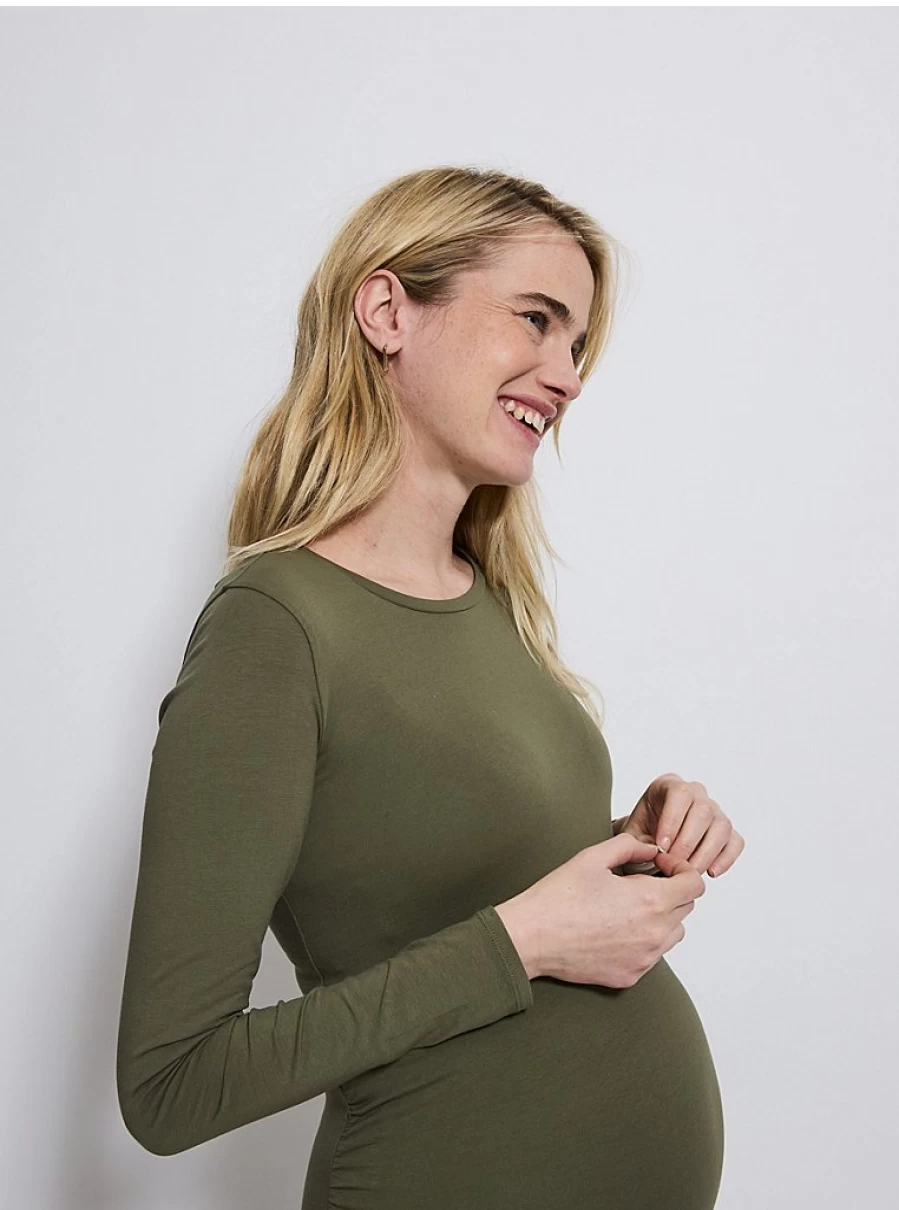 Baby Khaki Long Sleeve Top | George at Asda | Maternity & Newborn Comfort Wear