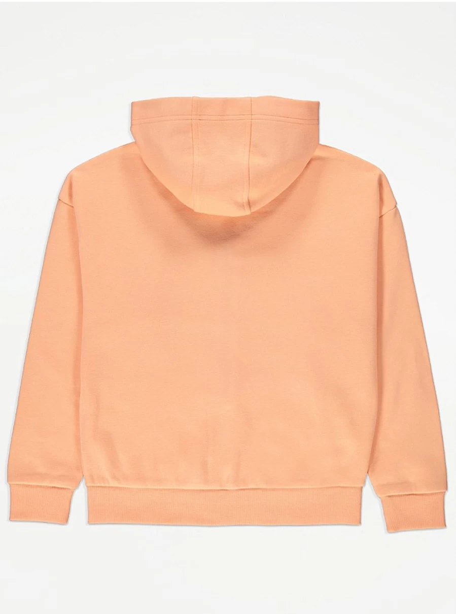 "George at Asda Kids' Orange Zip-Up Hoodie | Comfortable & Stylish Review"