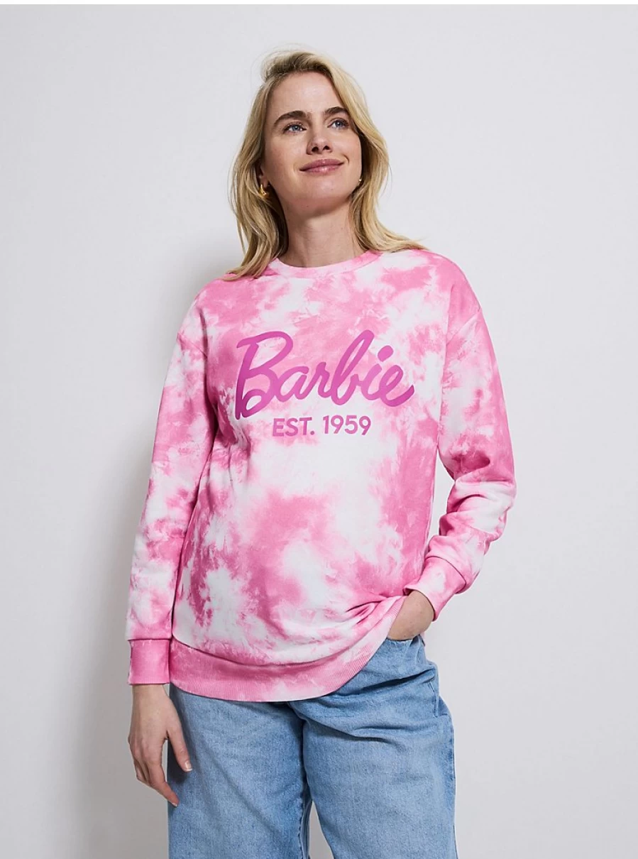 Baby Pink Tie-Dye Sweatshirt | George at Asda | Soft & Comfortable