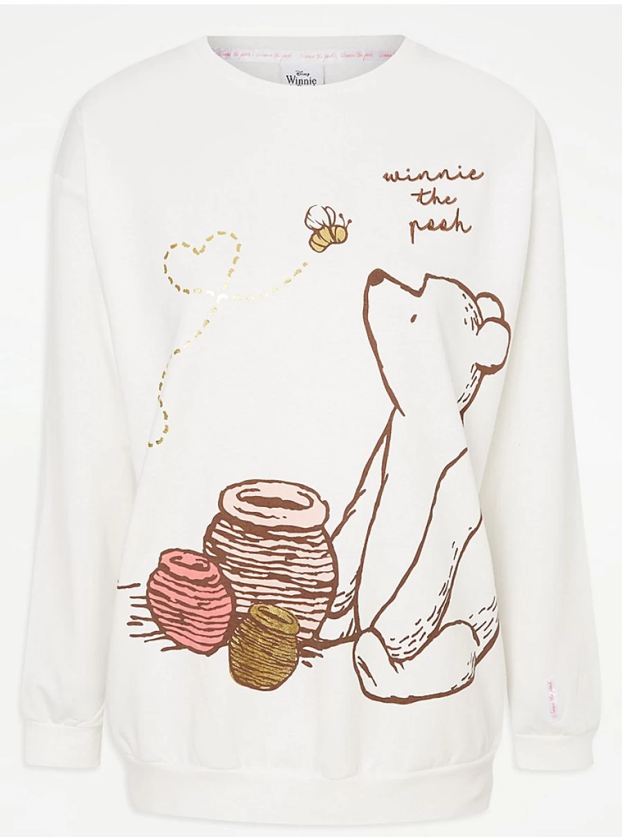 "George at Asda Winnie The Pooh Cream Long Sleeve Pyjamas | Women's Sleepwear Review"