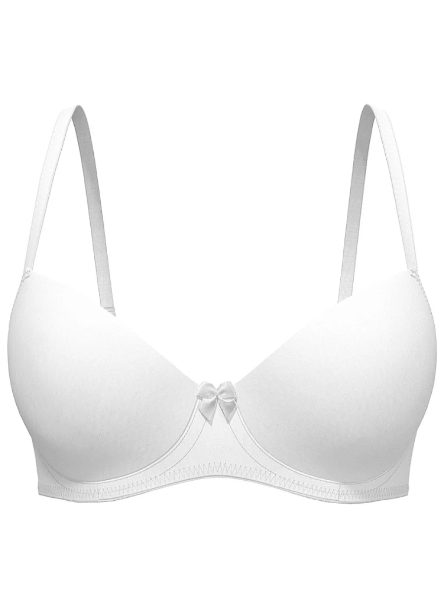 "George at Asda Women's White T-Shirt Bras 2 Pack | Comfortable Lingerie Essentials"