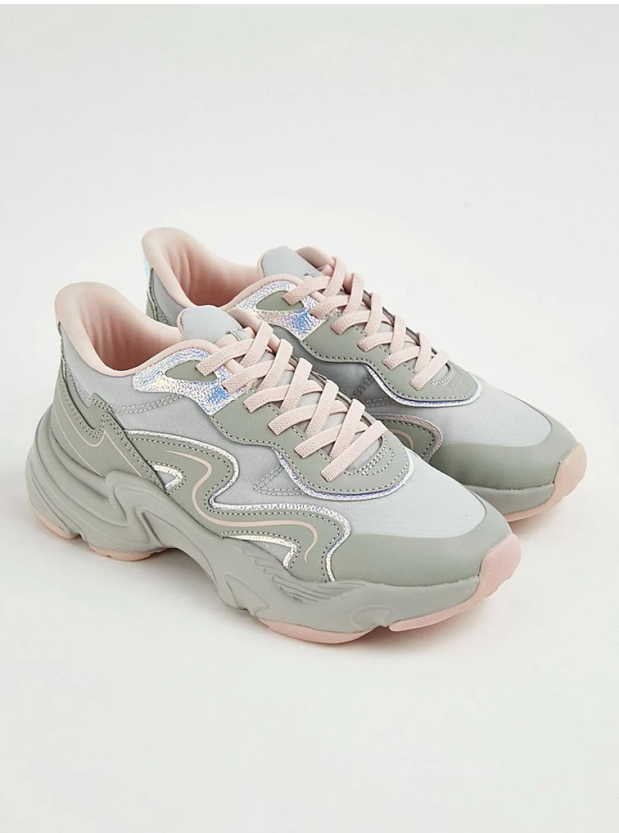 "George at Asda Kids' Chunky Sporty Trainers with Grey Pink Trim – Reviews & Features"