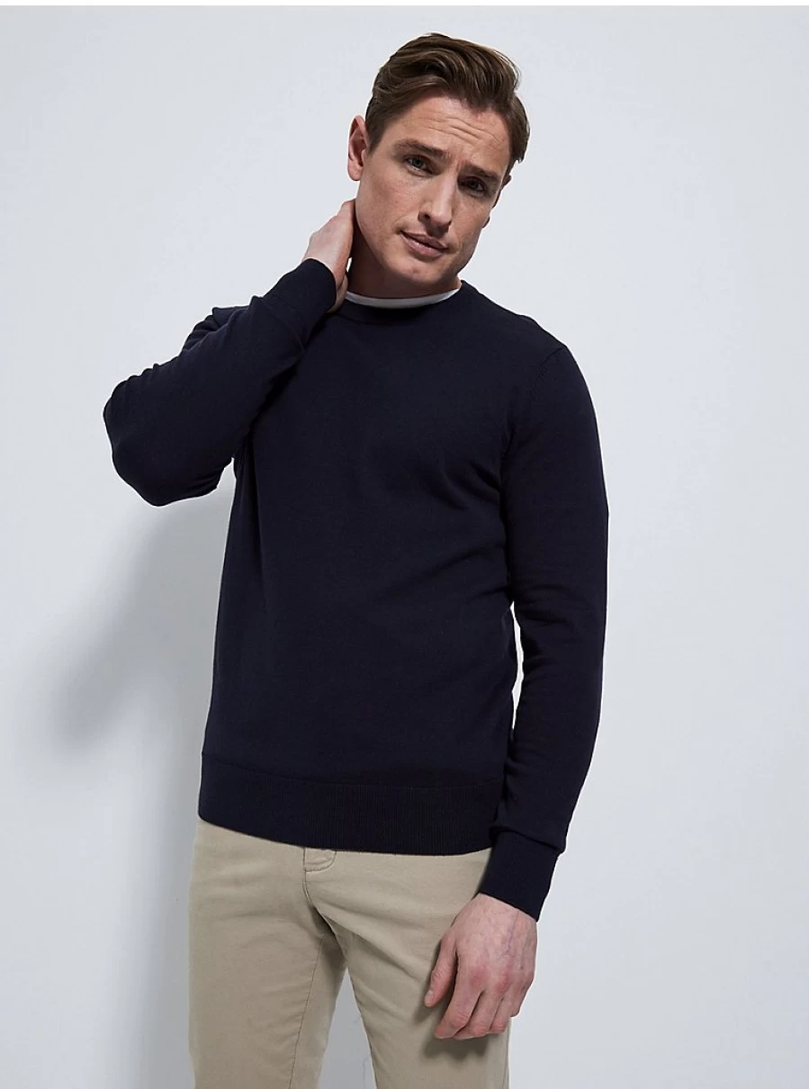 George at Asda Boys Navy Blue Crew Neck Jumper - Comfortable & Stylish Knitwear Review