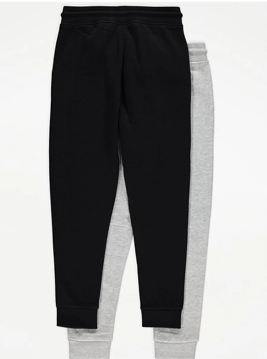 "George at Asda Boys' Plain Joggers 2-Pack – Comfortable Kids' Trousers Review"
