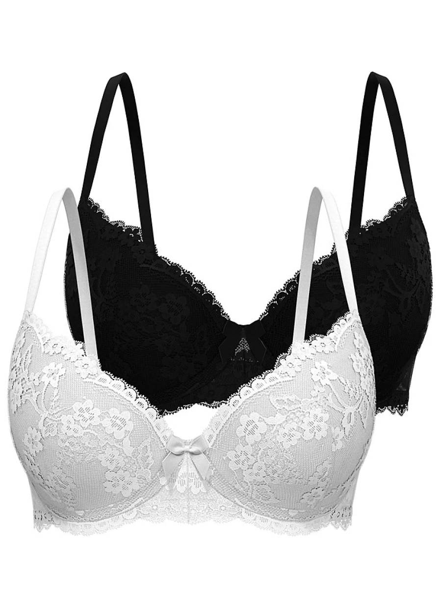 "George at Asda Women's Lace T-Shirt Bras 2 Pack – Comfortable Lingerie Set Review"