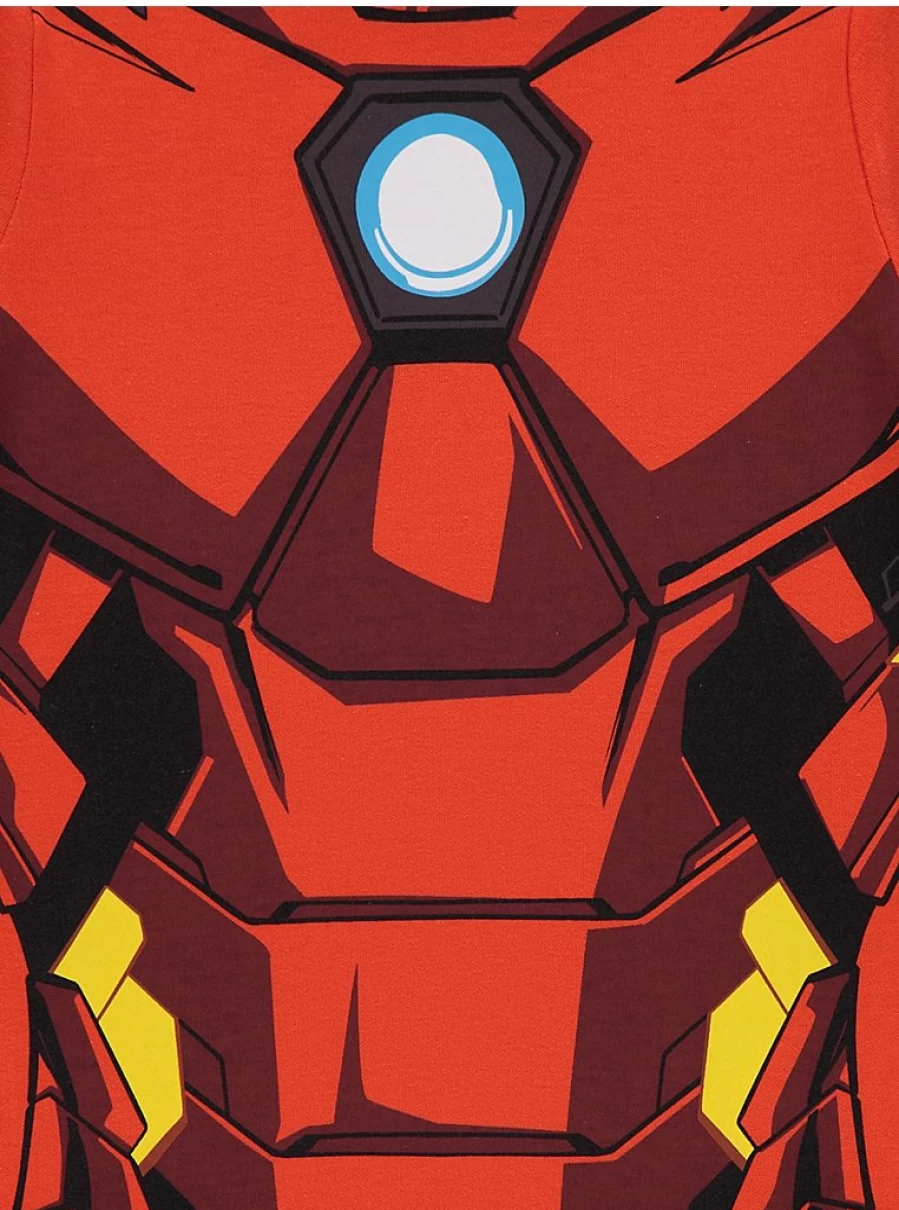 Boys Marvel Iron Man Red Long Sleeve Pyjamas | George at Asda Kids Sleepwear