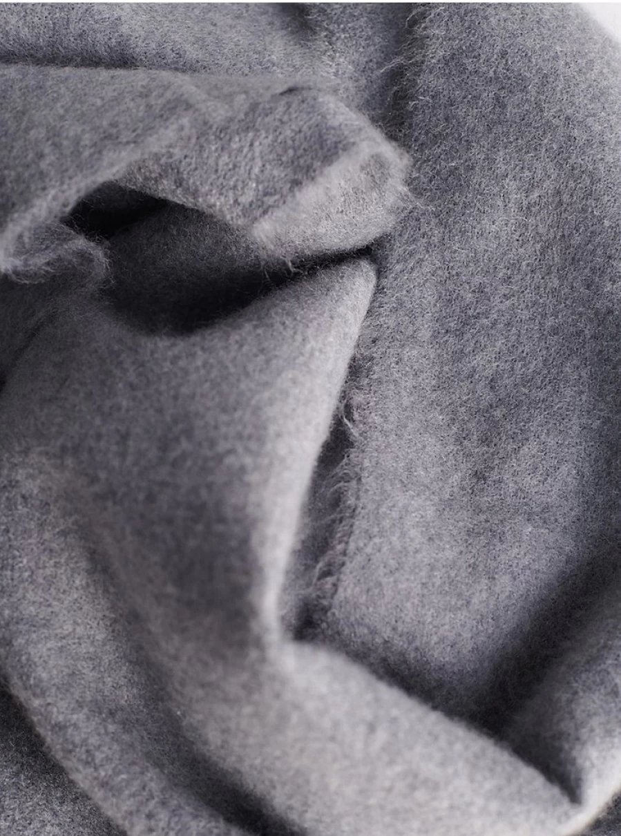 Men's Grey Wool Knitted Scarf - Studio Edit by George at Asda