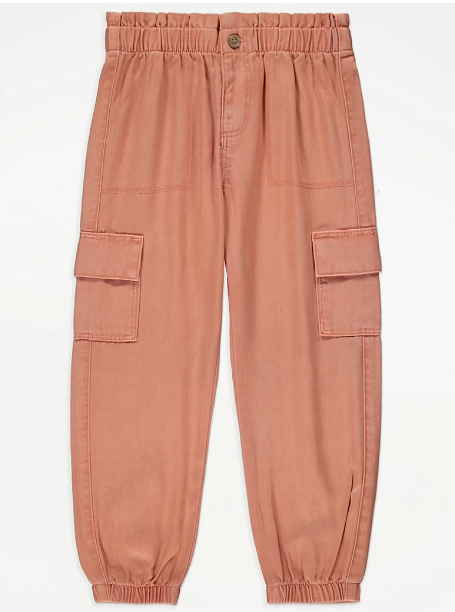 "George at Asda Kids Rust Cargo Trousers Review: Comfort & Style"