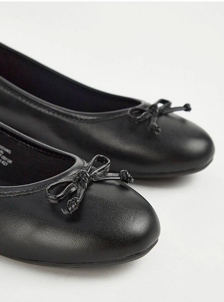"George at Asda Wide Fit Black Ballet Shoes for School | Comfortable & Stylish Review"