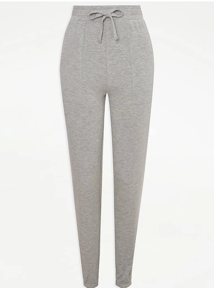 "George at Asda Grey Soft Lounge Pants for Women | Comfortable Loungewear Bottoms"