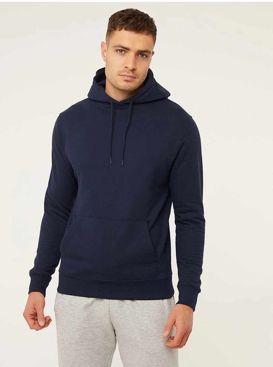 Men's Navy Jersey Hoodie by George at Asda | Comfortable & Stylish Pullover