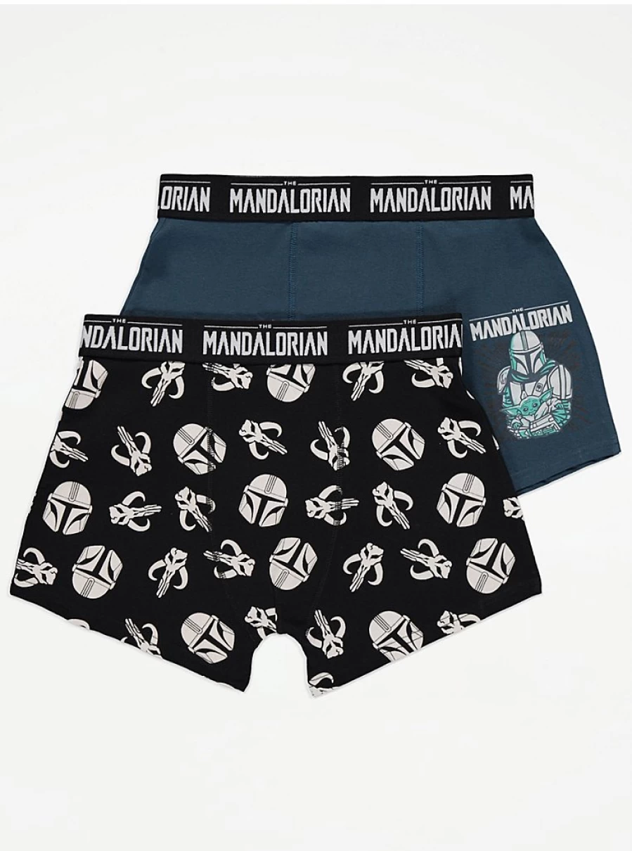 Star Wars The Mandalorian Men's Trunks 2-Pack | George at Asda | Official Merchandise