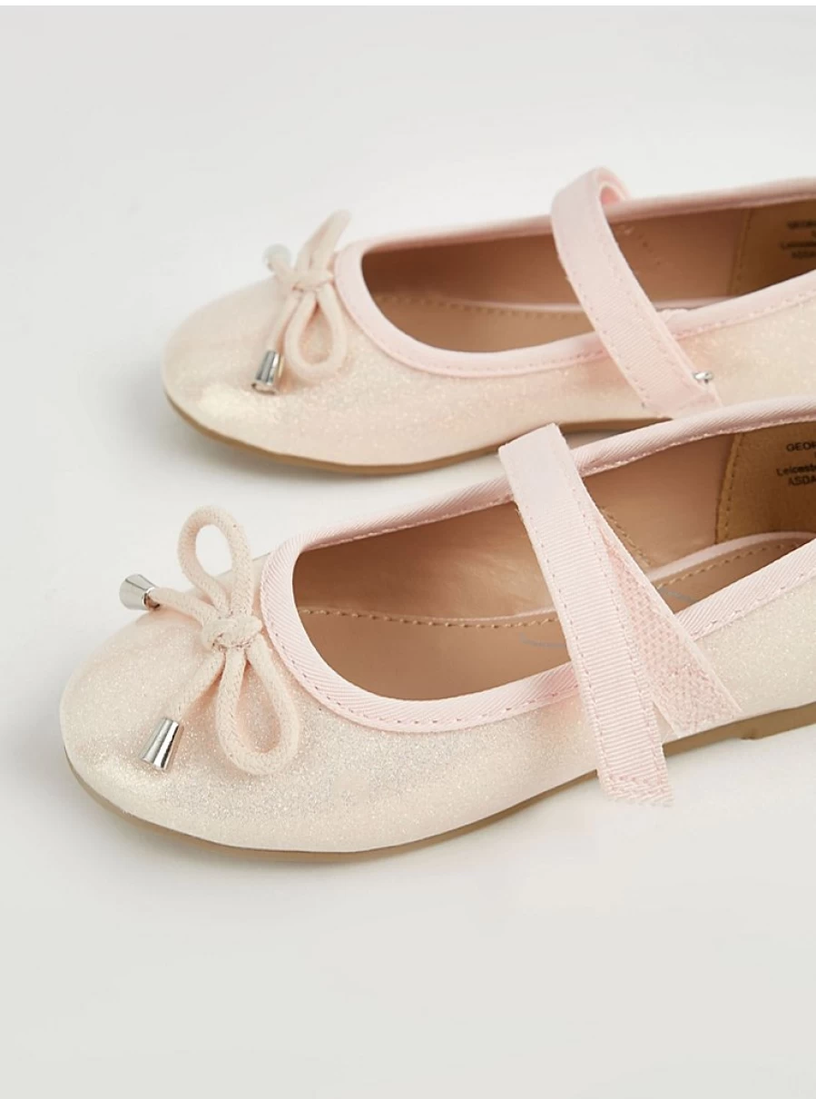 "George at Asda Kids Pink Glitter Ballet Shoes with Strap – Reviews & Buying Guide"