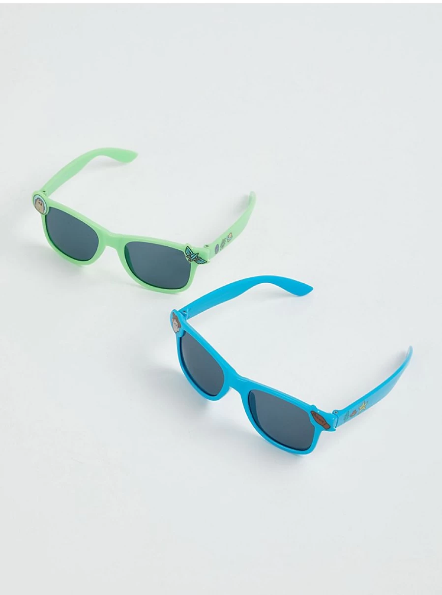 George at Asda Disney Toy Story Boys' Sunglasses 2-Pack for Kids – UV Protection Sunglasses Set