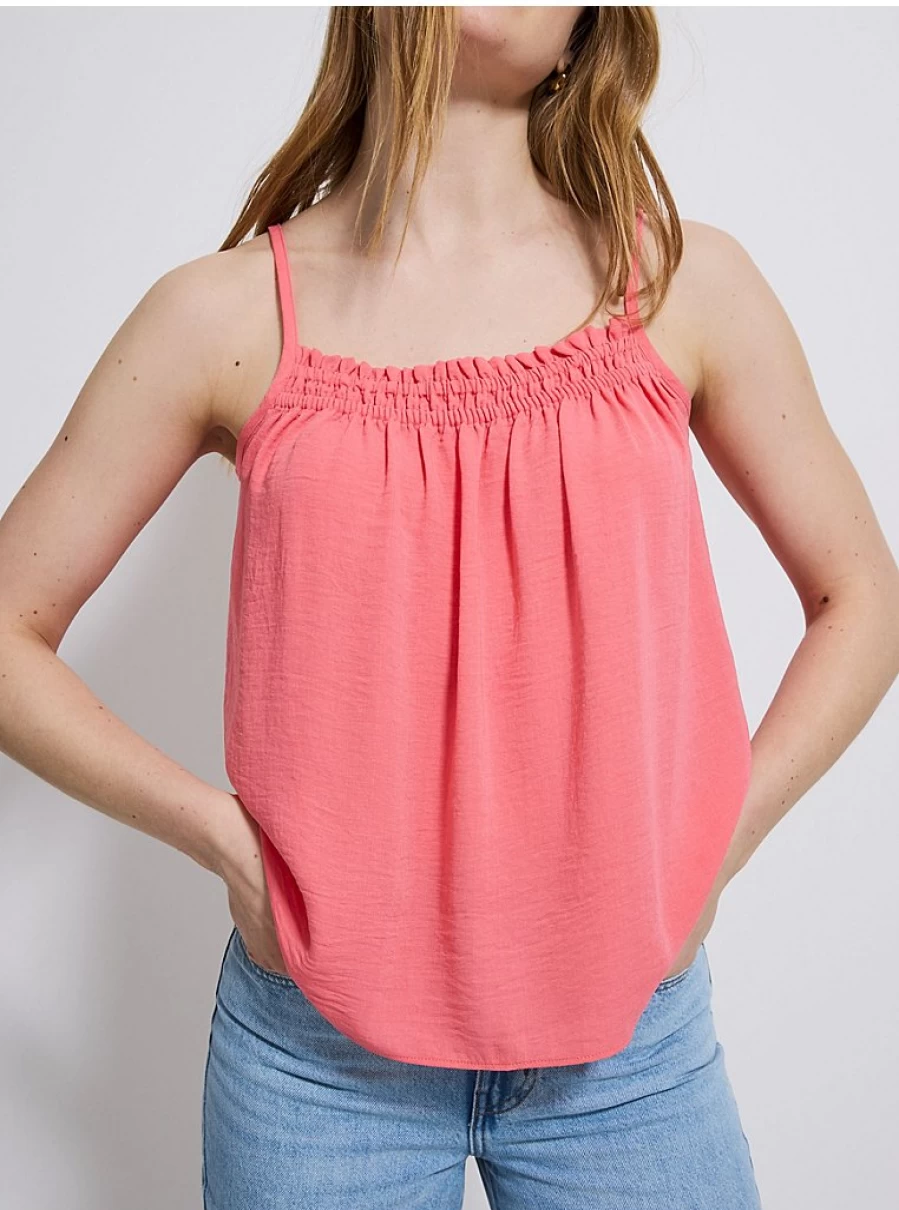 Women's Coral Shirred Strappy Cami Top - George at Asda Review & Style Guide