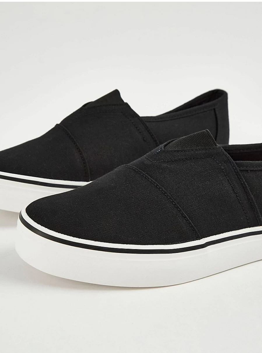 Women's Black Slip-On Pumps by George at Asda | Comfortable & Stylish Loafers