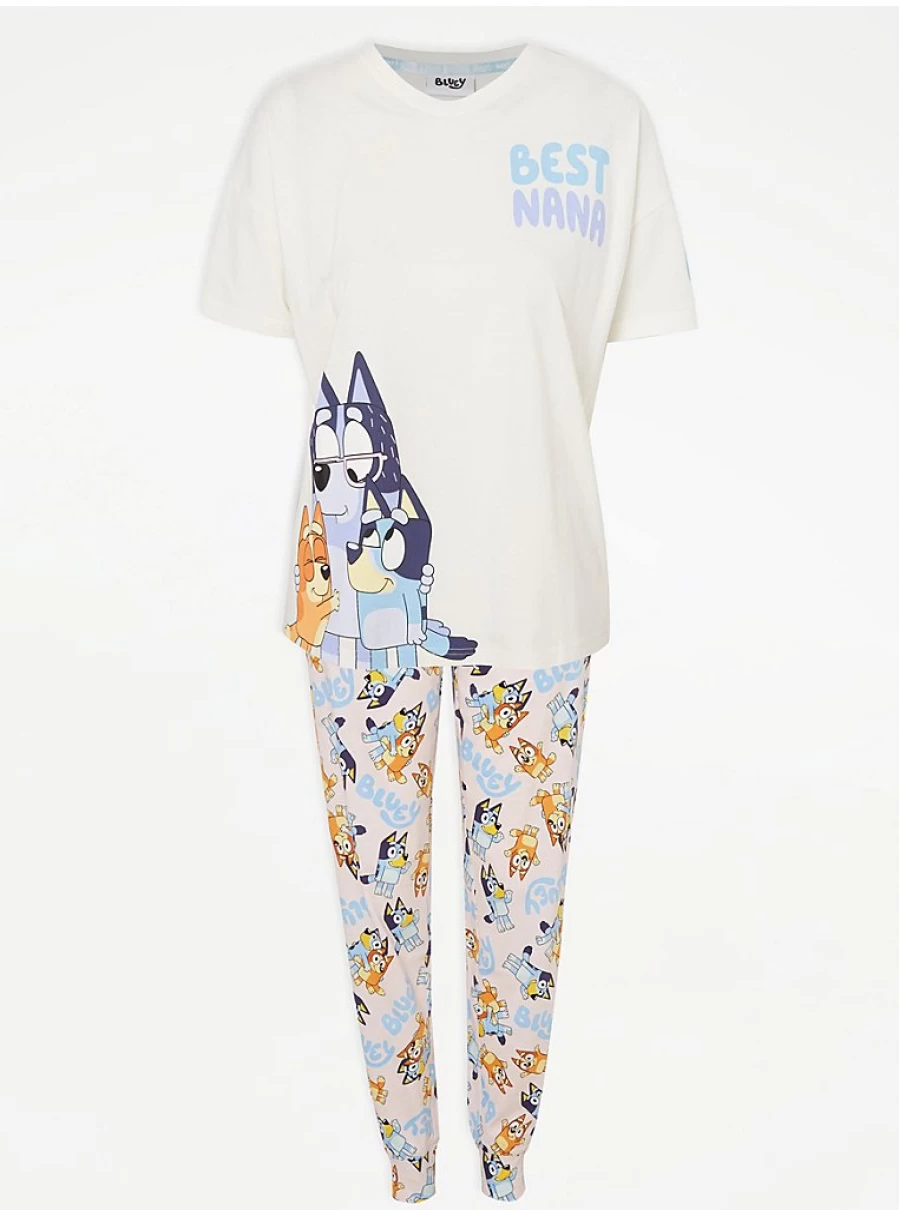 "George at Asda Bluey Best Nana Pyjamas – Comfortable Sleepwear & Loungewear Review"