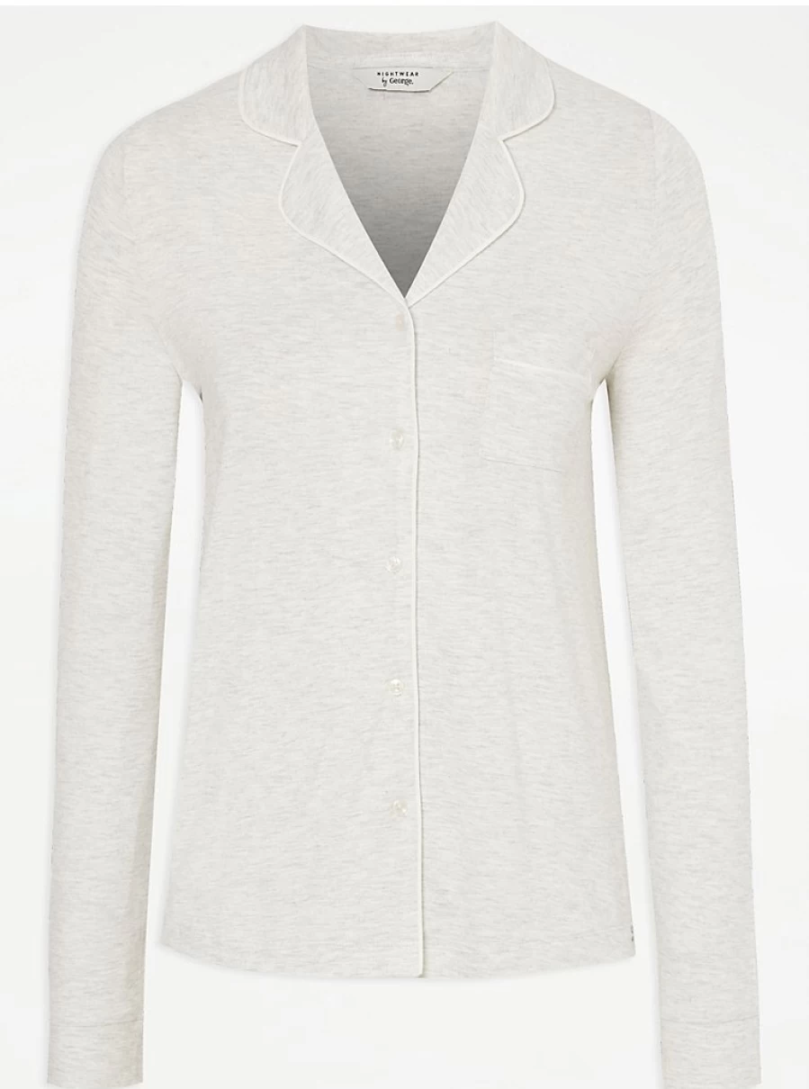 Baby Grey Soft Long Sleeve Maternity Pyjamas | George at Asda
