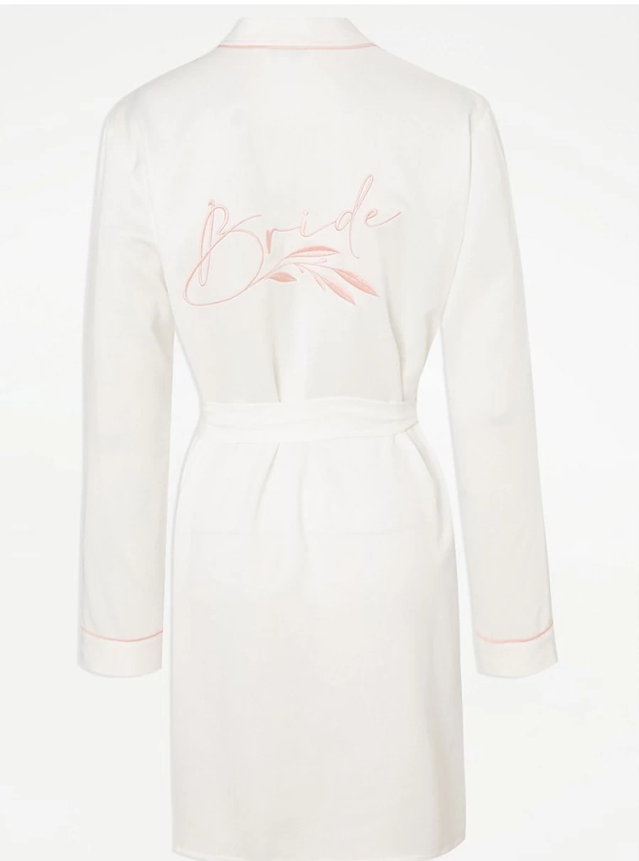 "George at Asda White Bridal Dressing Gown – Lingerie Review & Buying Guide"
