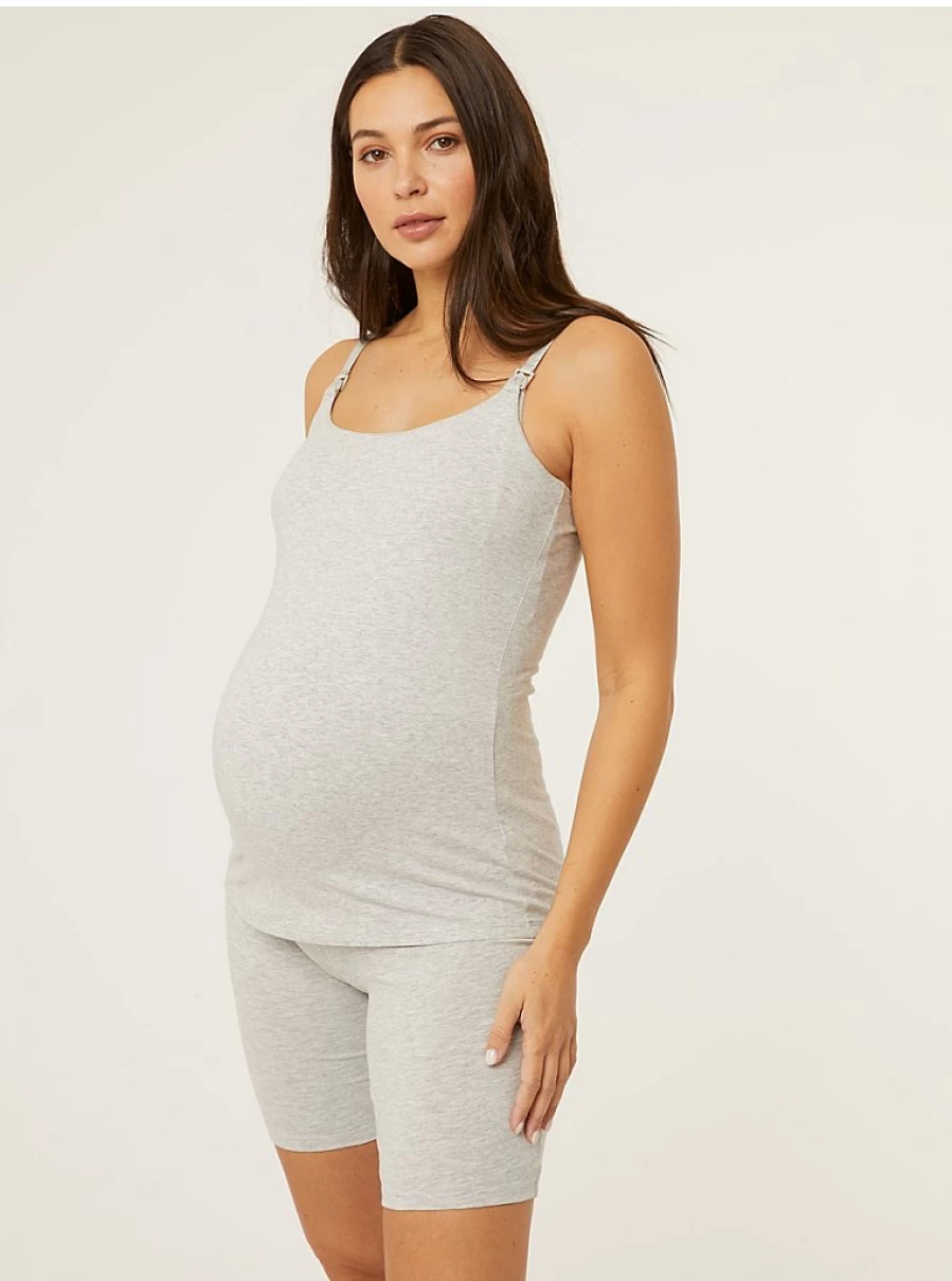 George at Asda Baby Grey Nursing Vest - Soft Maternity Wear for Newborns & Infants