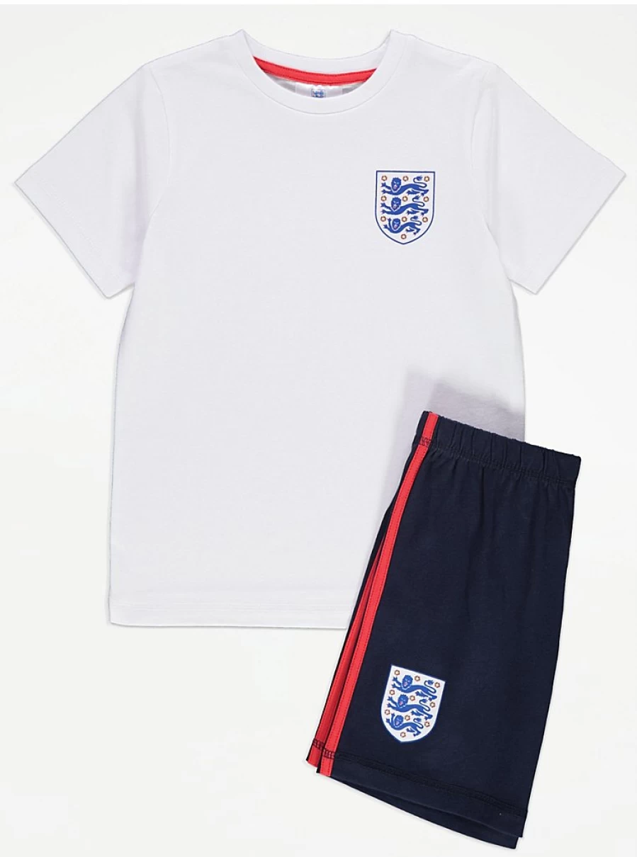"George at Asda England FA Official Boys' Short Pyjamas – Kids Football Sleepwear Review"