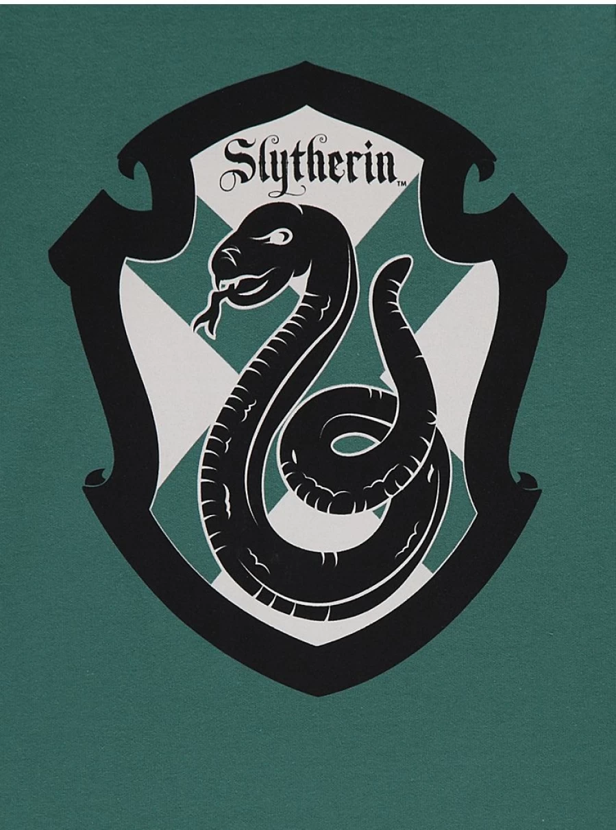 Harry Potter Slytherin Kids Pyjamas - Green Long Sleeve Pajamas by George at Asda