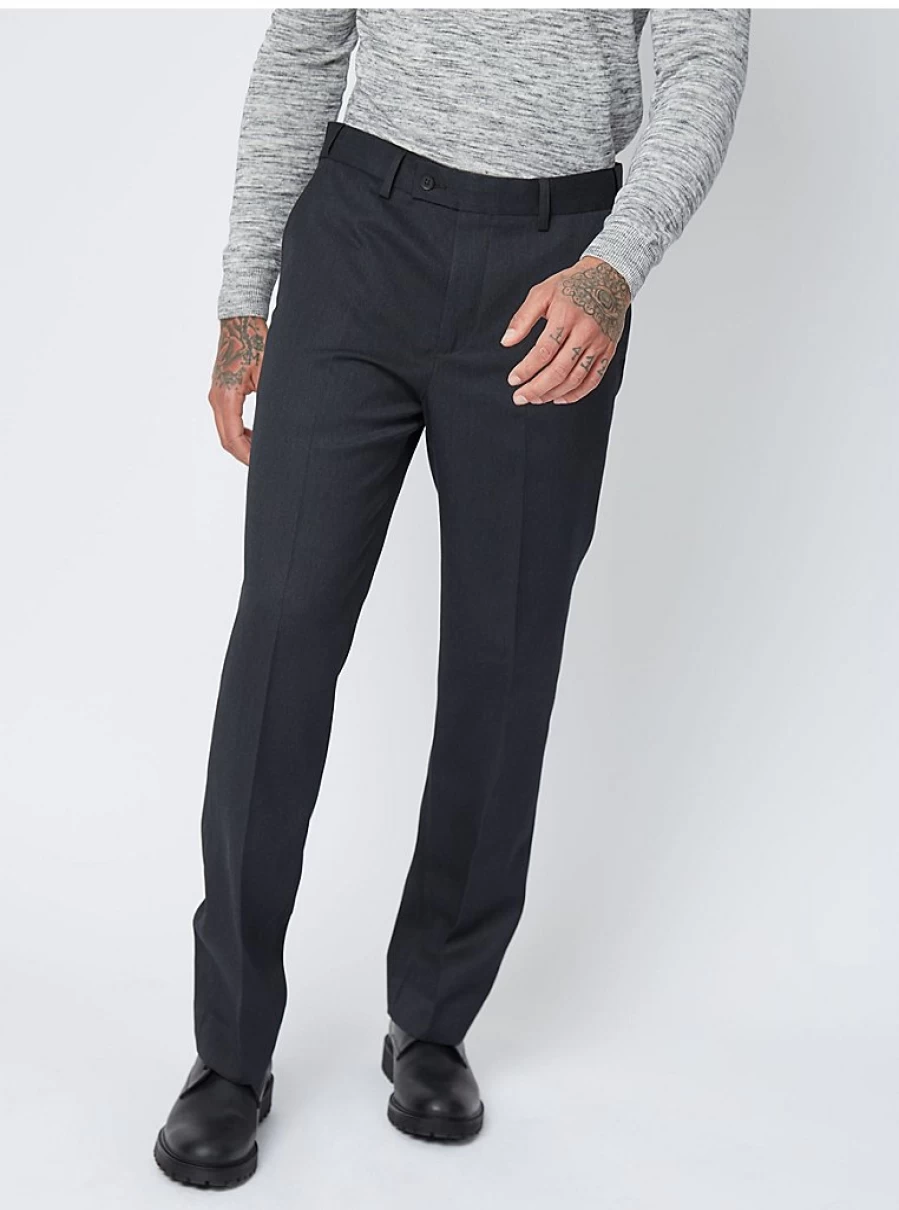 Boys' Regular Fit Charcoal Active Waist Trousers | George at Asda