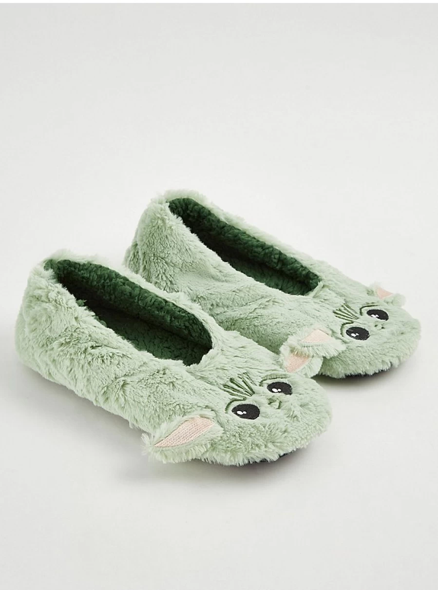 Men's Star Wars The Mandalorian Grogu Character Slippers by George at Asda - Comfortable & Official Merchandise