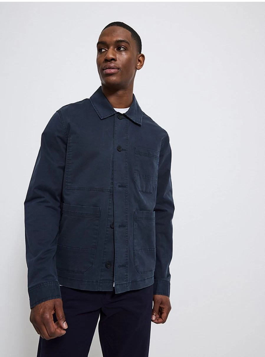 Men's Navy Shacket by George at Asda – Comfort & Style Review