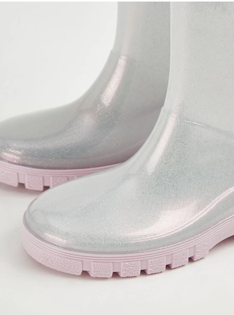 "George at Asda Kids' Iridescent Shimmer Wellington Boots Review | Waterproof Rain Boots for Children"