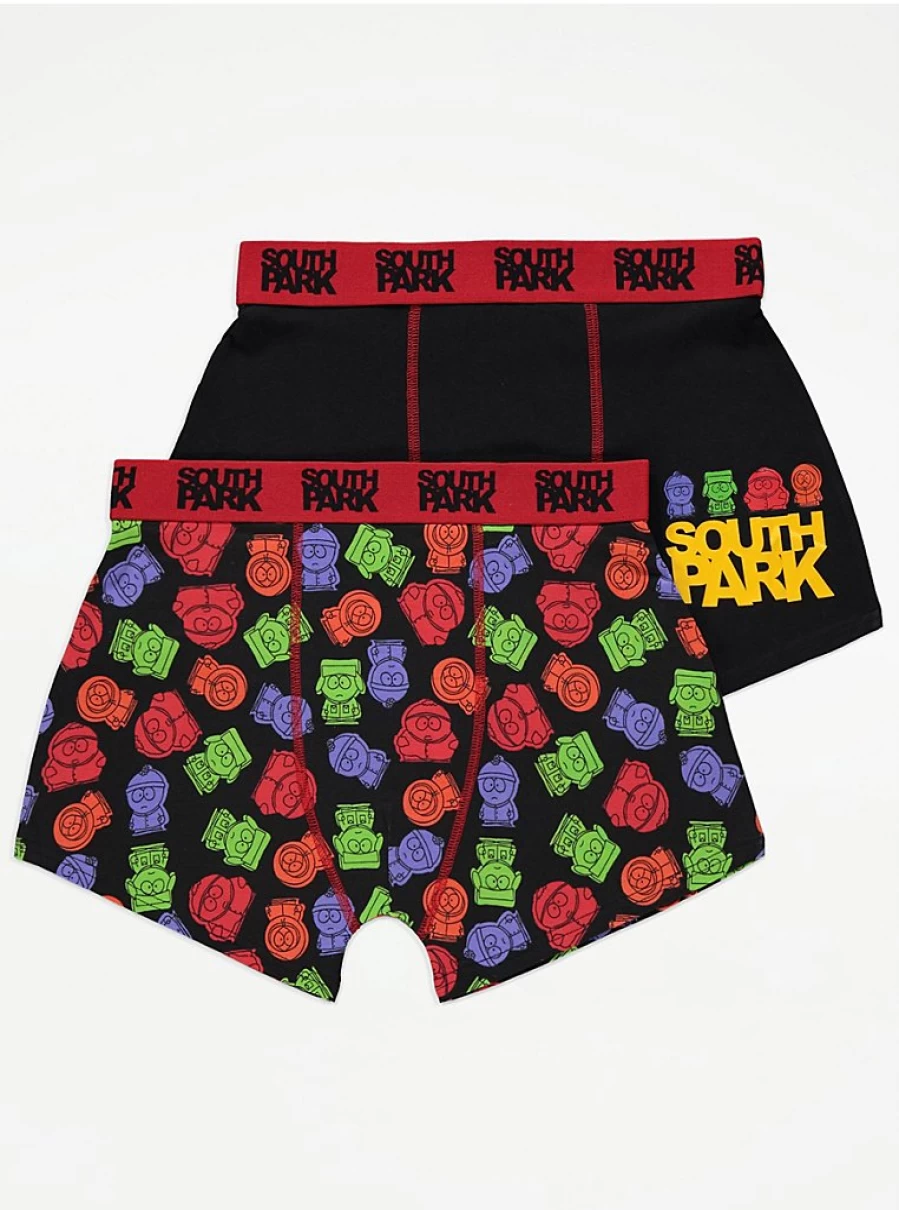 "George at Asda Men's South Park Character Boxer Shorts 2-Pack"